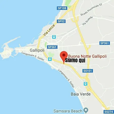 לינה וארוחת בוקר Buonanotte גאליפולי